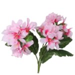 Gałązka Sztucznej Azalii Różowej 68cm - obrazek 3