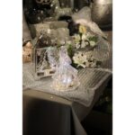 Akrylowa Figurka Anioła z Kolorowym Podświetleniem LED na Baterie - obrazek 2