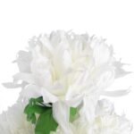 Bukiet 7 dużych chryzantem w kolorze białym 74 cm - obrazek 2