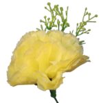 Sztuczny bukiet 10 goździków w kolorze żółtym - obrazek 3