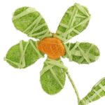 KWIAT Z SIZALU 45 CM - DEKORACJA WIOSENNA - obrazek 2