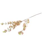 Gałązka Sztucznych Liści Eukaliptusa 80 cm jasno różowa - obrazek 3