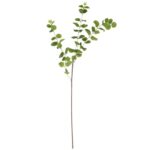 Gałązka Sztucznych Liści Eukaliptusa 80 cm zielona