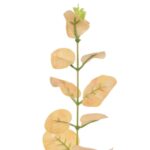 Gałązka Sztucznych Liści Eukaliptusa 80 cm żółta - obrazek 2