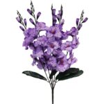 Bukiet 5 gladioli fioletowych