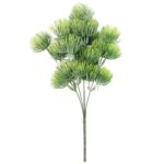 Bukiet 5 dodatków MODRZEW w kolorze ZIELONYM 32 cm
