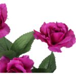 Bukiet 6 różyczek w kolorze fioletowym - obrazek 2