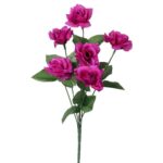 Bukiet 6 różyczek w kolorze fioletowym