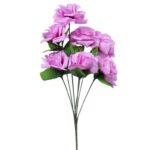 Bukiet 7 Różowych Róz o Wielkości 44cm i Fi 10cm - obrazek 2