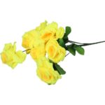 Bukiet Żółtych Róż - 7 Sztuk, Wielkość 44 cm - obrazek 3