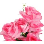 Bukiet 7 róż 54 cm kolor różowy - obrazek 2