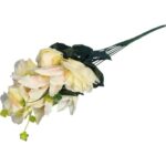 Bukiet mix lilii z różą 52 cm KREMOWY - obrazek 3