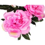 BUKIECINA Z 9 RÓŻ I LILIĄ W KOLORZE RÓŻOWYM O WYSOKOŚCI 60CM - obrazek 2