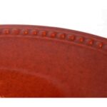 Czerwony Talerzyk Deserowy z Kolekcji Modularnej, Bezpieczny dla Zmywarki i Mikrofalówki, 21,5 cm - obrazek 2