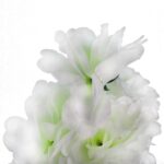 Bukiet 9 GOŹDZIKÓW w kolorze BIAŁYM 54 cm - obrazek 2