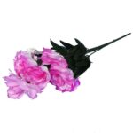 Bukiet 9 GOŹDZIKÓW w kolorze JASNO FIOLETOWYM 54 cm - obrazek 3