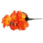 Bukiet 9 GOŹDZIKÓW w kolorze POMARAŃCZOWYM 54 cm - obrazek 3