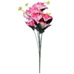 Bukiet 9 GOŹDZIKÓW w kolorze RÓŻOWO BIAŁYM 54 cm