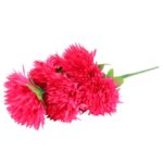 Bukiet 7 chryzantem strzępiastych w kolorze ciemnego różu - obrazek 2