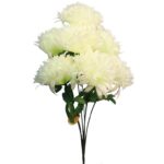 BUKIET 7 CHRYZANTEM BIAŁYCH FI 20 CM - obrazek 2