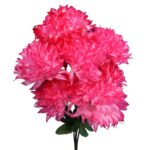BUKIET 7 CHRYZANTEM RÓŻOWYCH FI 20 CM