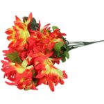 Bukiet 7 chryzantem strzępiastych 50 cm kolor pomarańczowy - obrazek 2