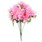 Bukiet 7 chryzantem strzępiastych 50 cm kolor różowy