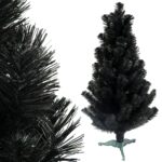 Choinka Czarna Sztuczna 90 cm – Modna + Stojak