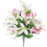 BUKIET 15 CLEMATISÓW JASNO RÓZOWY