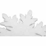 Komplet 6 Białych Zawieszek w Kształcie Śnieżynek 14 cm - obrazek 3