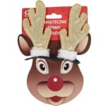 Spinki do włosów 2 szt świąteczne rogi Renifera 10 CM ZŁOTE - obrazek 2