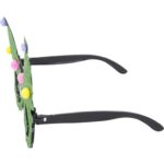 Okulary Świąteczne w Kształcie Choinki - Kolor Zielony - obrazek 2