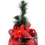 Choinka z czerwoną dekoracją 45cm - obrazek 2