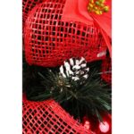 Choinka z czerwoną dekoracją 45cm - obrazek 3