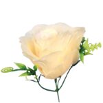 BUKIET 12 RÓŻ ROZWINIĘTYCH KREMOWYCH - obrazek 3