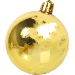 KPL.4 BOMBEK PLASTIKOWYCH W TUBIE 6 CM ZŁOTE - obrazek 2