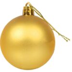 KPL.4 BOMBEK PLASTIKOWYCH W TUBIE 6 CM ZŁOTE - obrazek 3