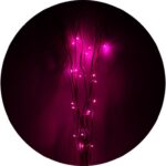 Różowy Dekoracyjny Świetlny Łańcuch LED 30 Gałązek do Użytku Wewnętrznego - obrazek 2