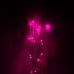 Różowy Dekoracyjny Świetlny Łańcuch LED 30 Gałązek do Użytku Wewnętrznego - obrazek 3