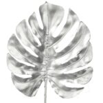 Sztuczna Gałązka Filodendrona 69 cm w Kolorze Srebrnym - obrazek 2