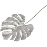 Sztuczna Gałązka Filodendrona 69 cm w Kolorze Srebrnym - obrazek 3