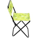 Składane krzesło turystyczne w kwiaty - obrazek 2
