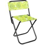 Składane krzesło turystyczne w kwiaty