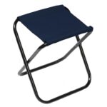 Krzesło turystyczne taboret składany granatowy - obrazek 3