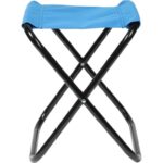 Krzesło turystyczne taboret składany niebieski - obrazek 2