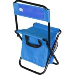 Niebieskie Krzesło Turystyczne z Torbą Izolacyjną i Oparciem, Model Wędkarski BS-032 - obrazek 2