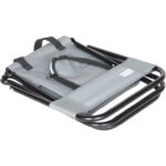 Przenośne Krzesło Turystyczne z Izolacyjną Torbą na Żywność BS-032 Szare - obrazek 2