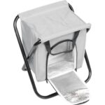 Krzesło turystyczne z torbą izolacyjną szare I - obrazek 3