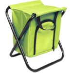 Krzesło turystyczne i wędkarskie z izolacyjną torbą na żywność - Zielone - obrazek 2