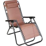 Fotel Ogrodowy Z Regulacją Nachylenia BS69 Grawitacyjny Cafe - obrazek 3